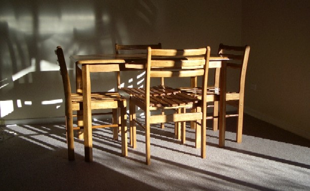 table and chairs